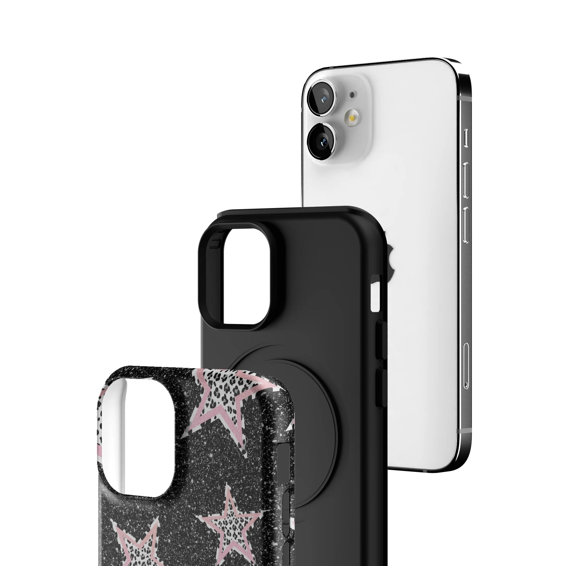 Pink Zebra Stars iPhone Case gallery - Iphone_12_Mini_Air_Plus_3