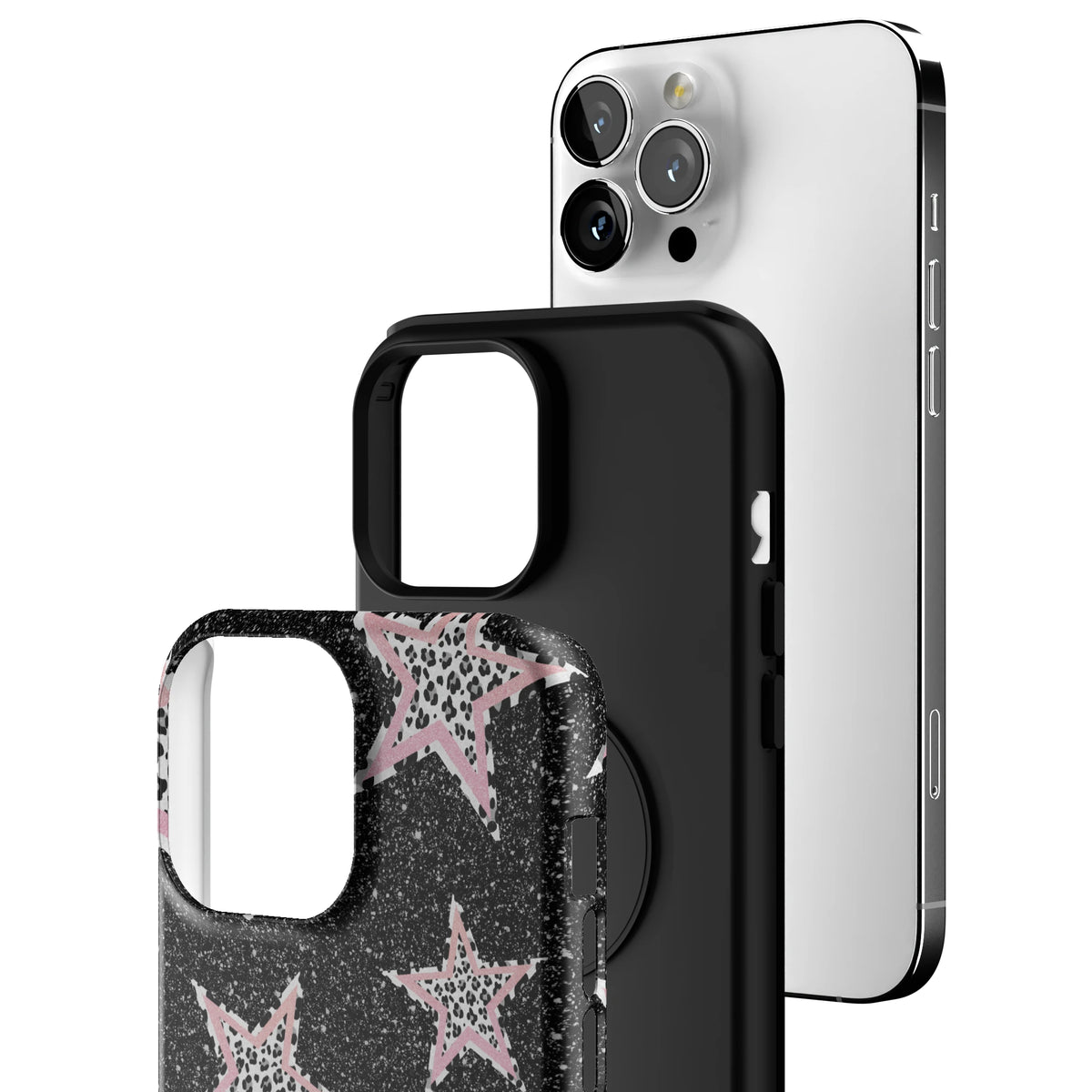 Pink Zebra Stars iPhone Case gallery - Iphone_13_Pro_Max_3