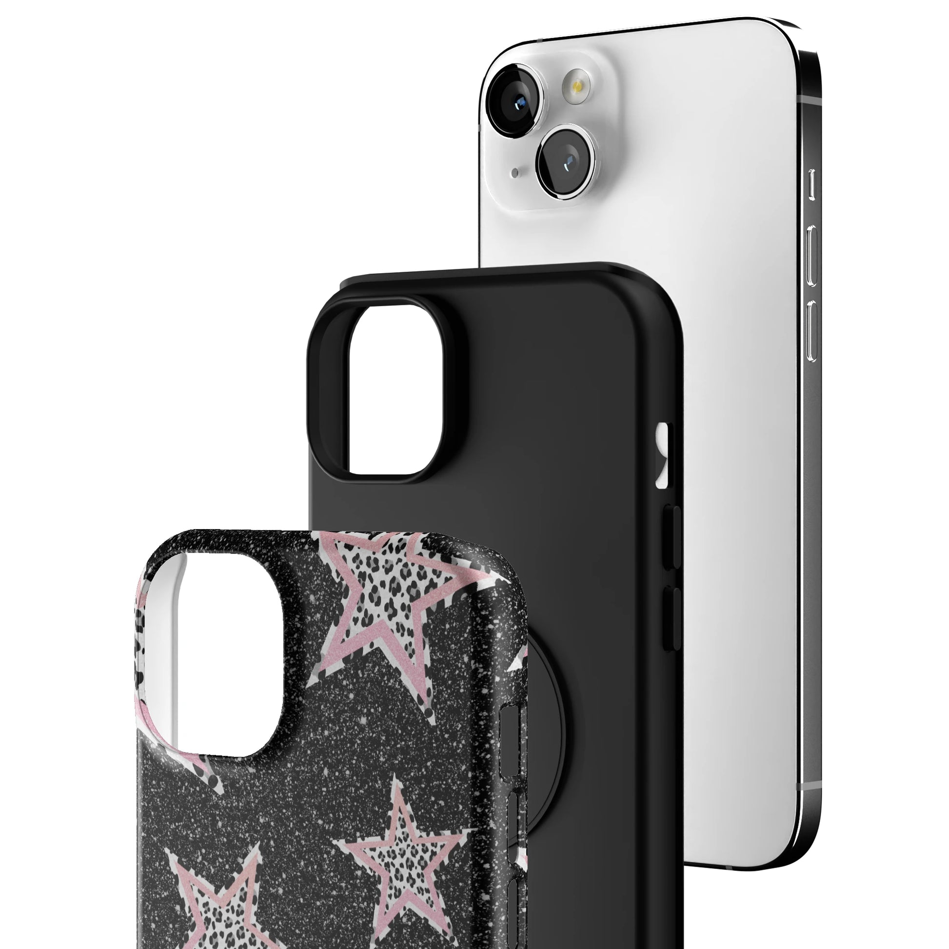 Pink Zebra Stars iPhone Case gallery - Iphone_14_Mini_Air_Plus_3
