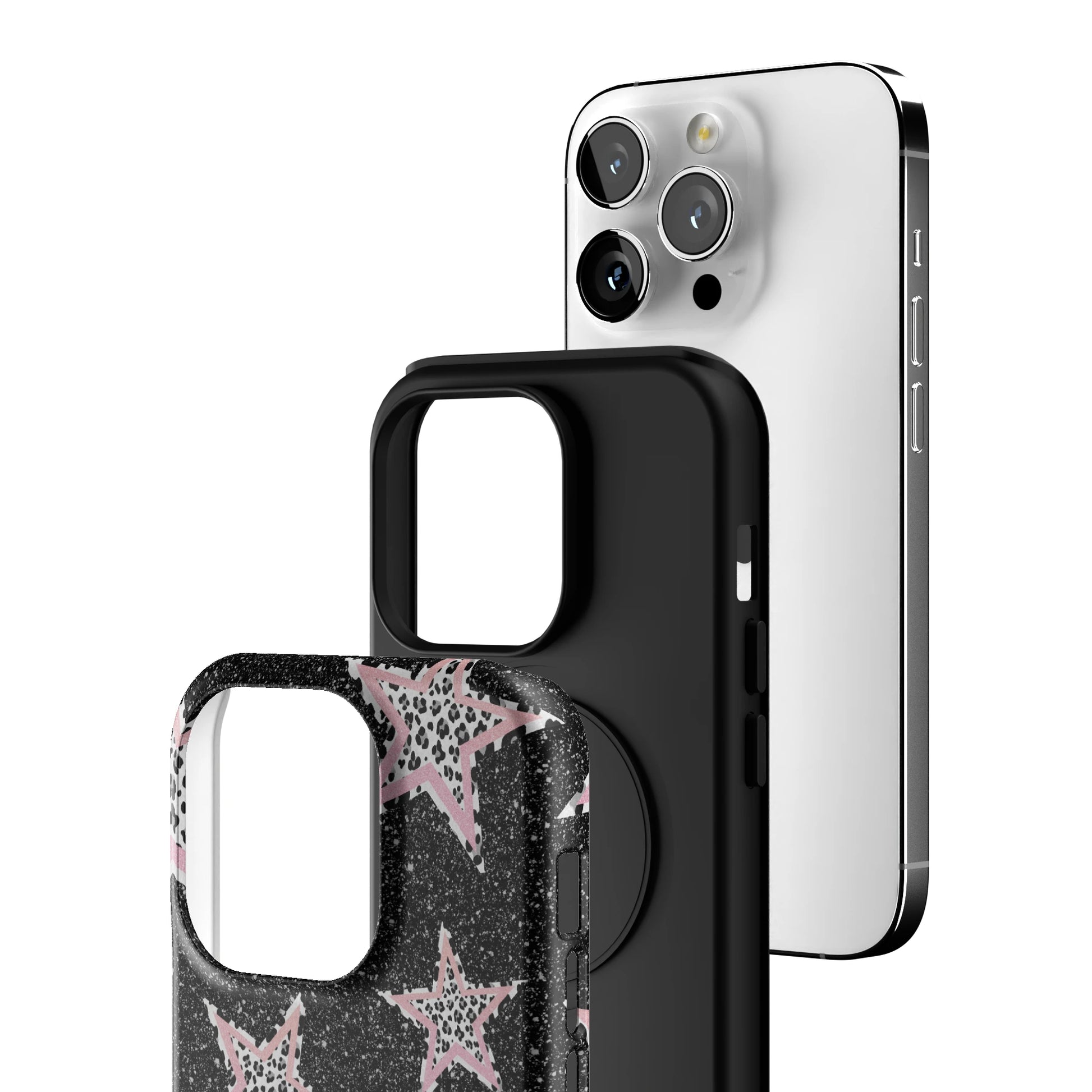 Pink Zebra Stars iPhone Case gallery - Iphone_14_Pro_3