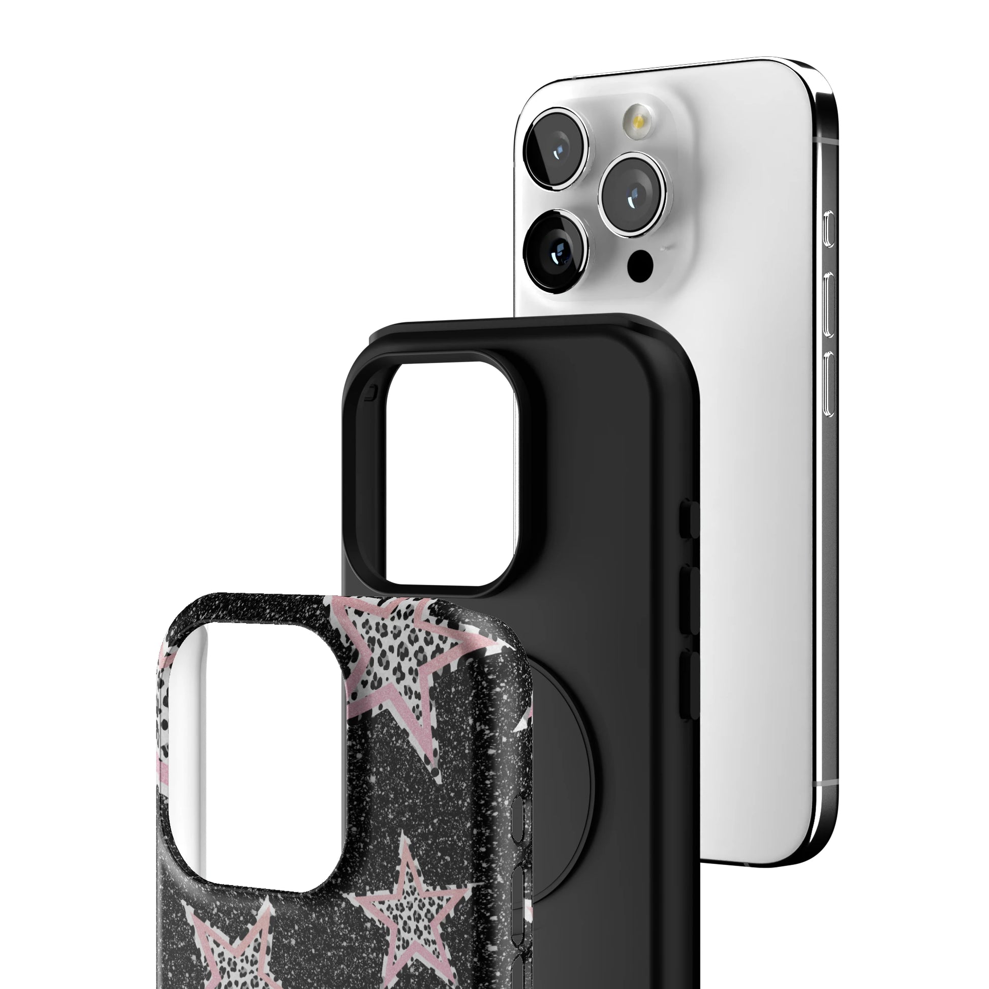 Pink Zebra Stars iPhone Case gallery - Iphone_15_Pro_3
