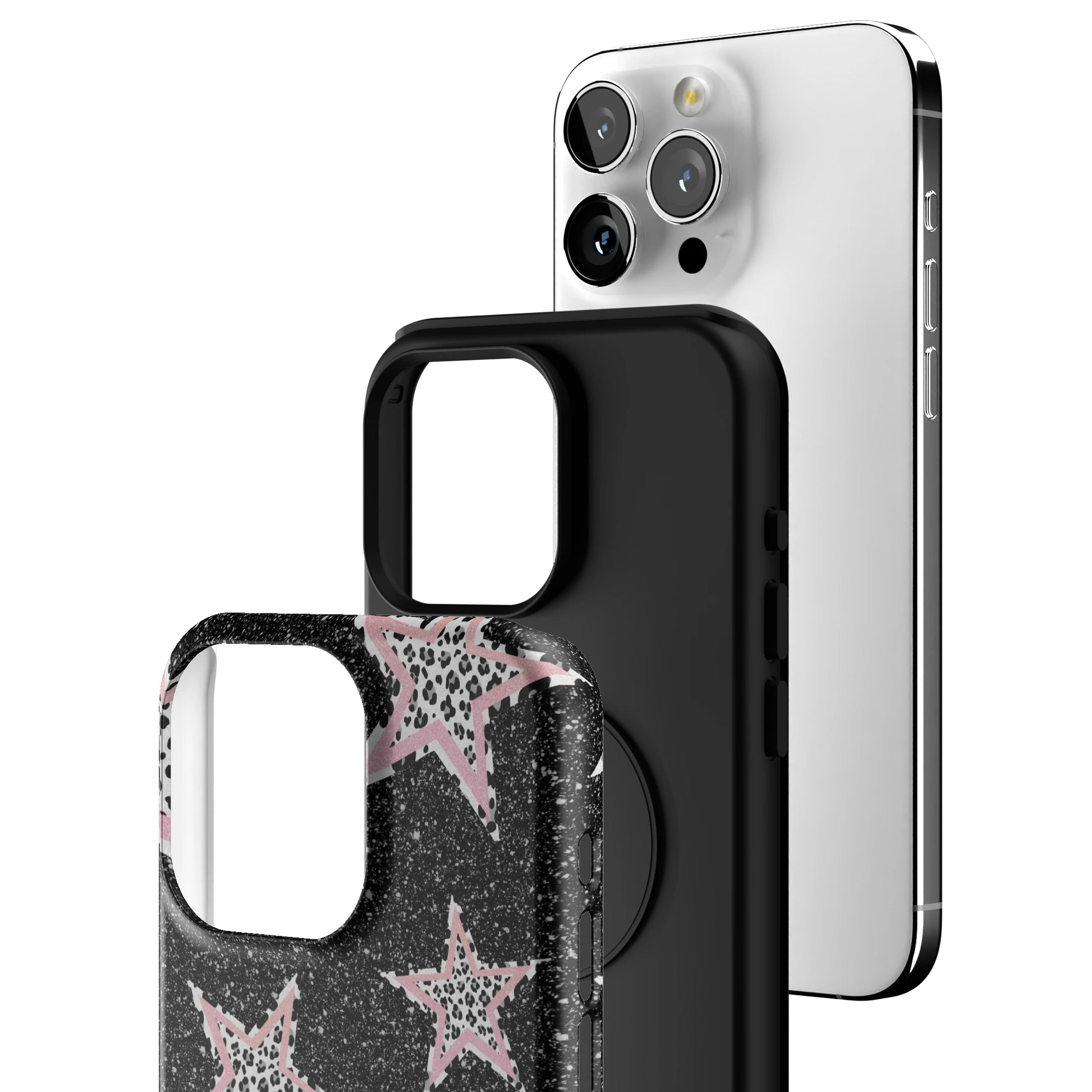 Pink Zebra Stars iPhone Case gallery - Iphone_15_Pro_Max_3