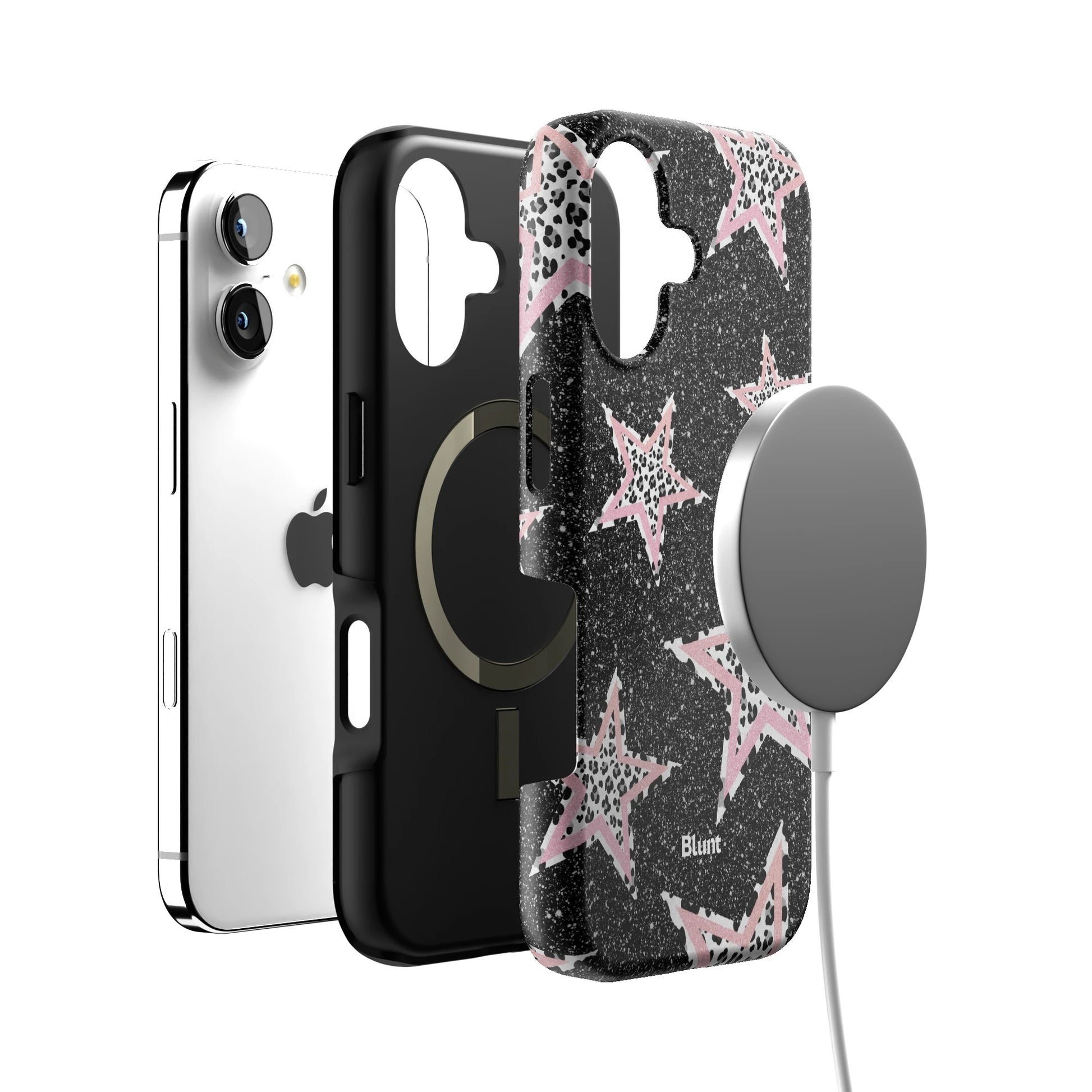 Pink Zebra Stars iPhone Case gallery - Iphone_17_Iphone_4