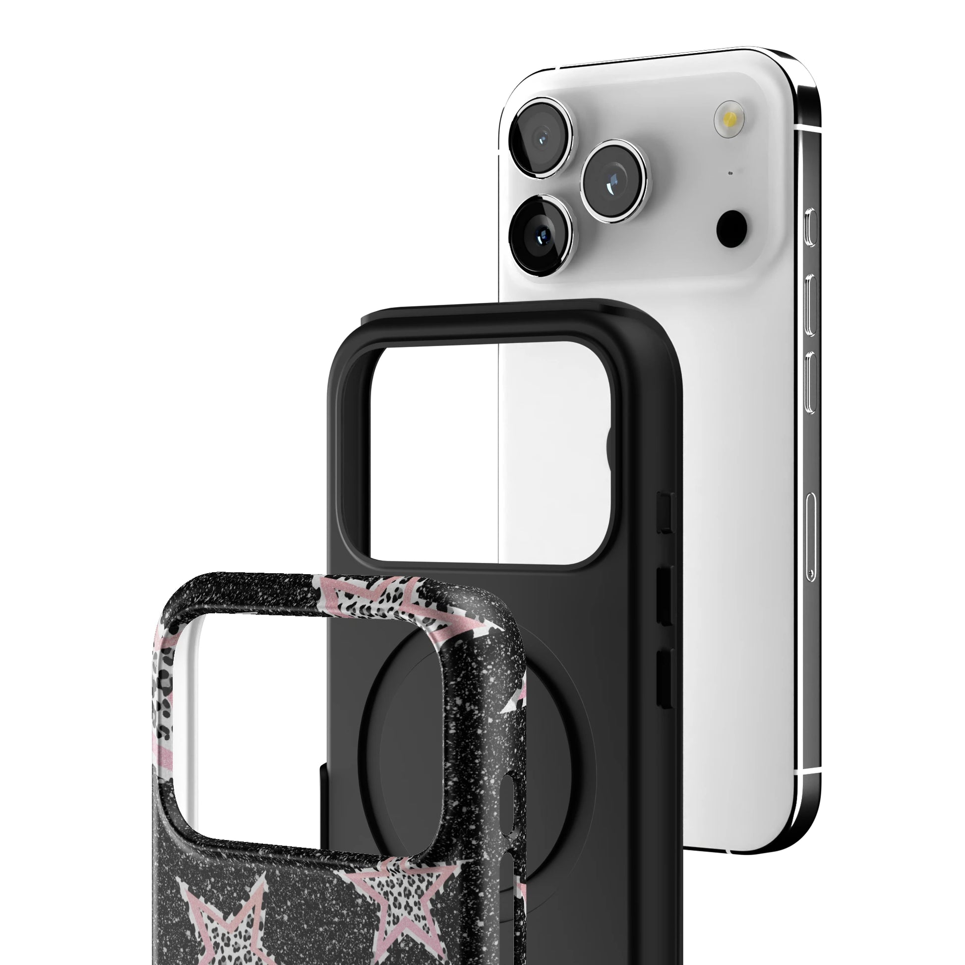 Pink Zebra Stars iPhone Case gallery - Iphone_17_Pro_3