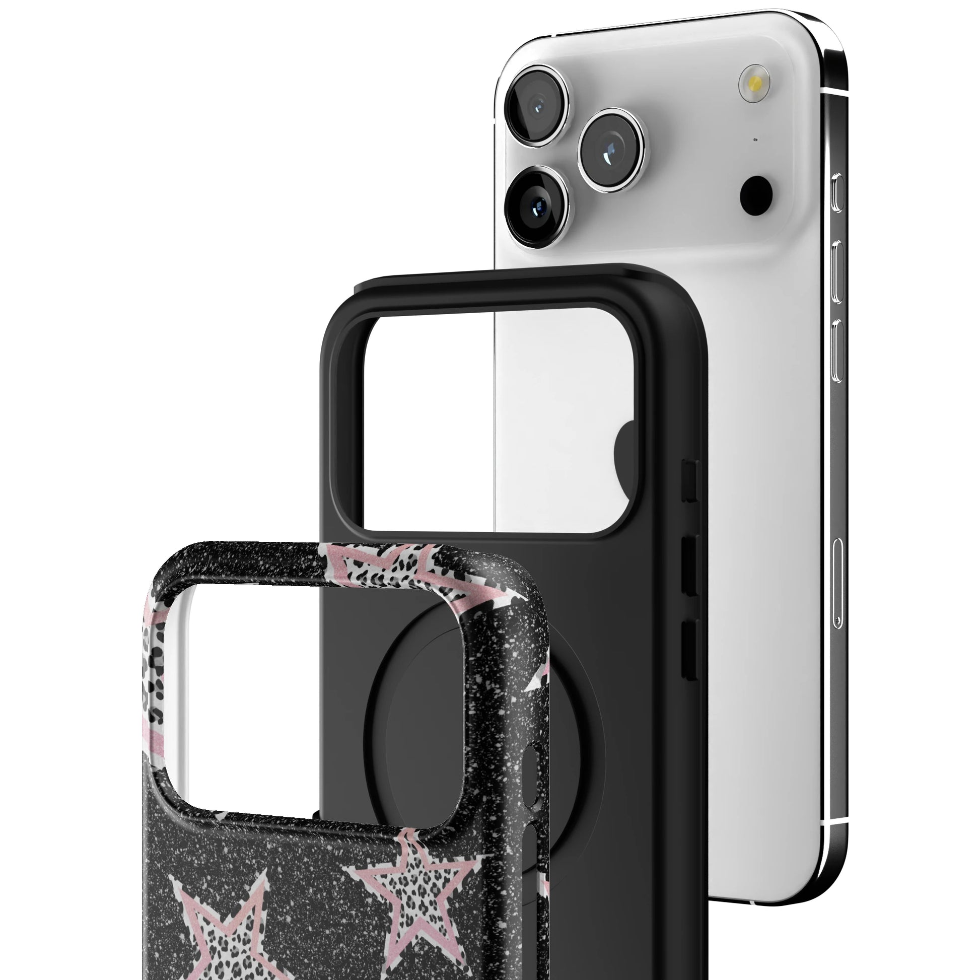 Pink Zebra Stars iPhone Case gallery - Iphone_17_Pro_Max_3