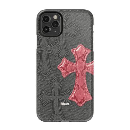 Pinkscale Cross iPhone Case - Blunt Cases