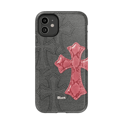 Pinkscale Cross iPhone Case - Blunt Cases