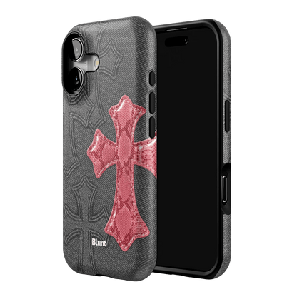 Pinkscale Cross iPhone Case - Blunt Cases