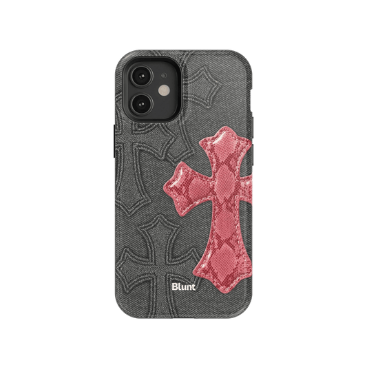 Pinkscale Cross iPhone Case - Blunt Cases
