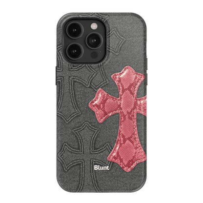 Pinkscale Cross iPhone Case - Blunt Cases