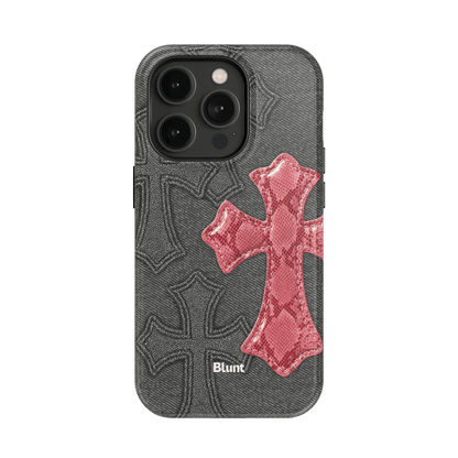 Pinkscale Cross iPhone Case - Blunt Cases