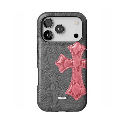 Pinkscale Cross iPhone Case - Blunt Cases