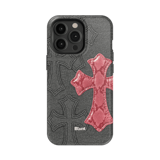 Pinkscale Cross iPhone Case - Blunt Cases