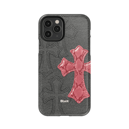Pinkscale Cross iPhone Case - Blunt Cases
