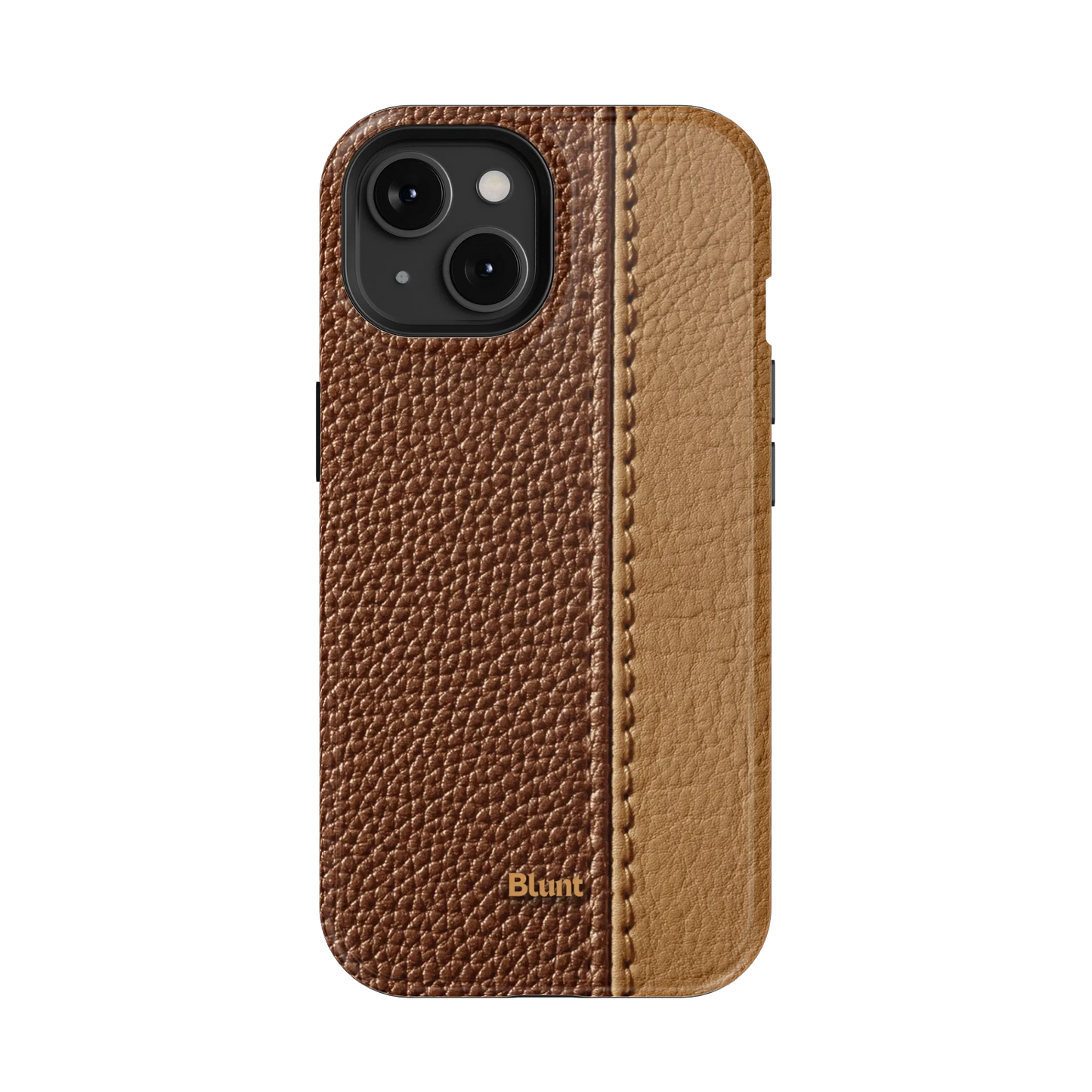 Two-Tone Walnut iPhone Case