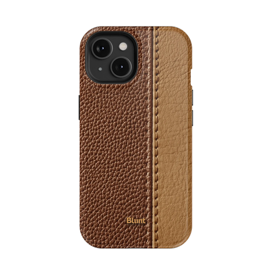 Two-Tone Walnut iPhone Case