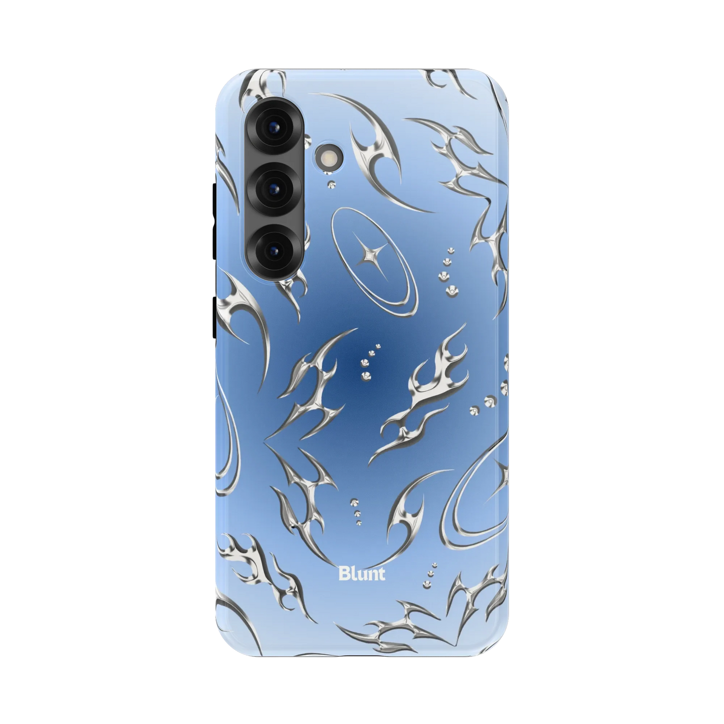Blue Cyber Samsung Case