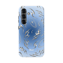 Blue Cyber Samsung Case