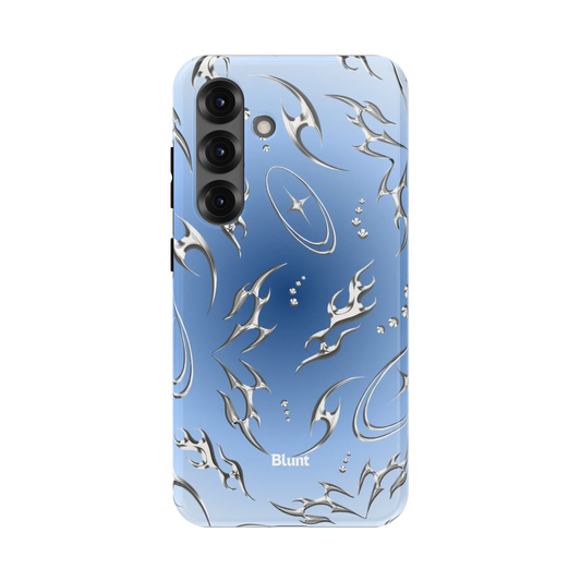 Blue Cyber Samsung Case