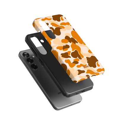 Orange Camo Samsung Case