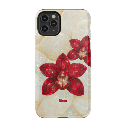 Crimson Orchid iPhone Case