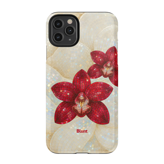 Crimson Orchid iPhone Case