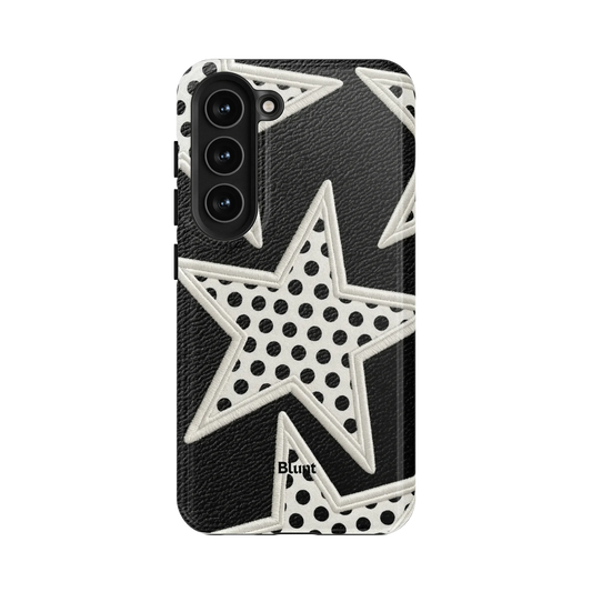 Noir Polka Star Samsung Case