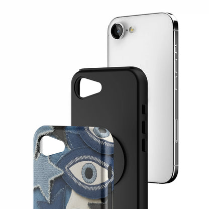 Evil-Eye-Denim-iphone-case-iPhone 17 E-3