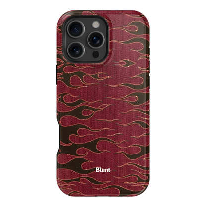 Crimson Fire iPhone Case