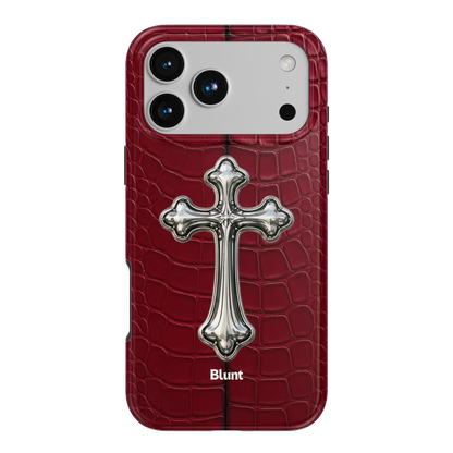Crimson Crux iPhone Case