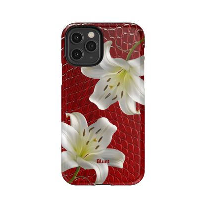 Crimson Lily iPhone Case