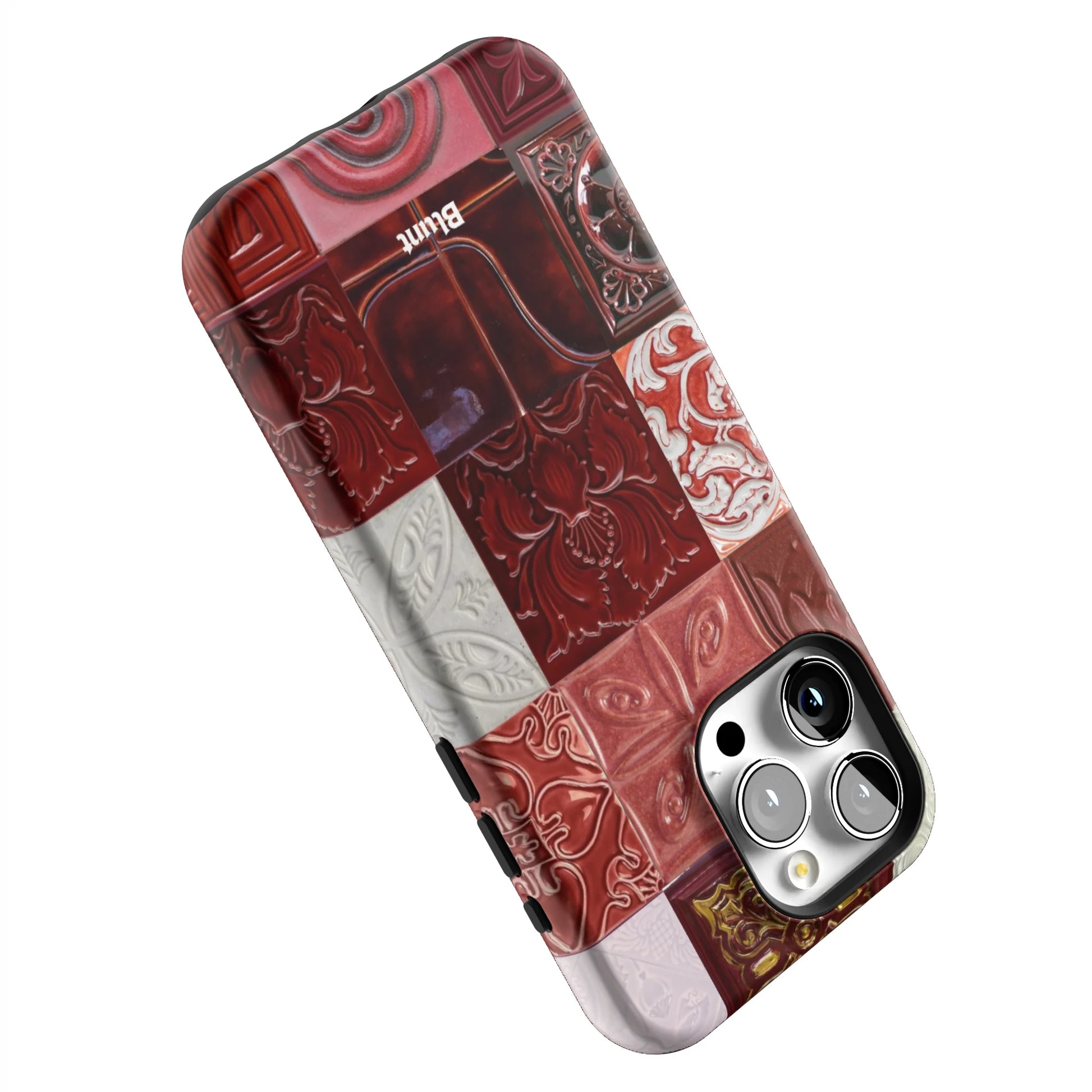 Checkered-Rouge-iphone-case-iPhone 15 Pro Max-4