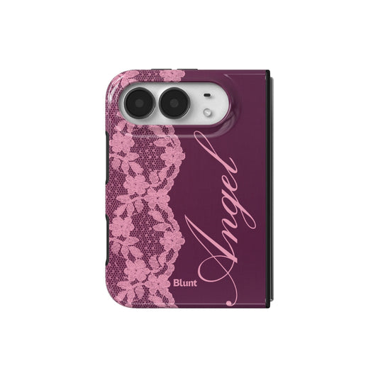 plum-lace-angel-iphone-case iPhone 18 Duo case, view 2