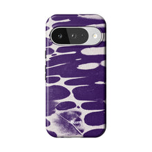 Plum Noir Abstract Pixel Case