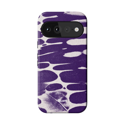 Plum Noir Abstract Pixel Case - Blunt Cases