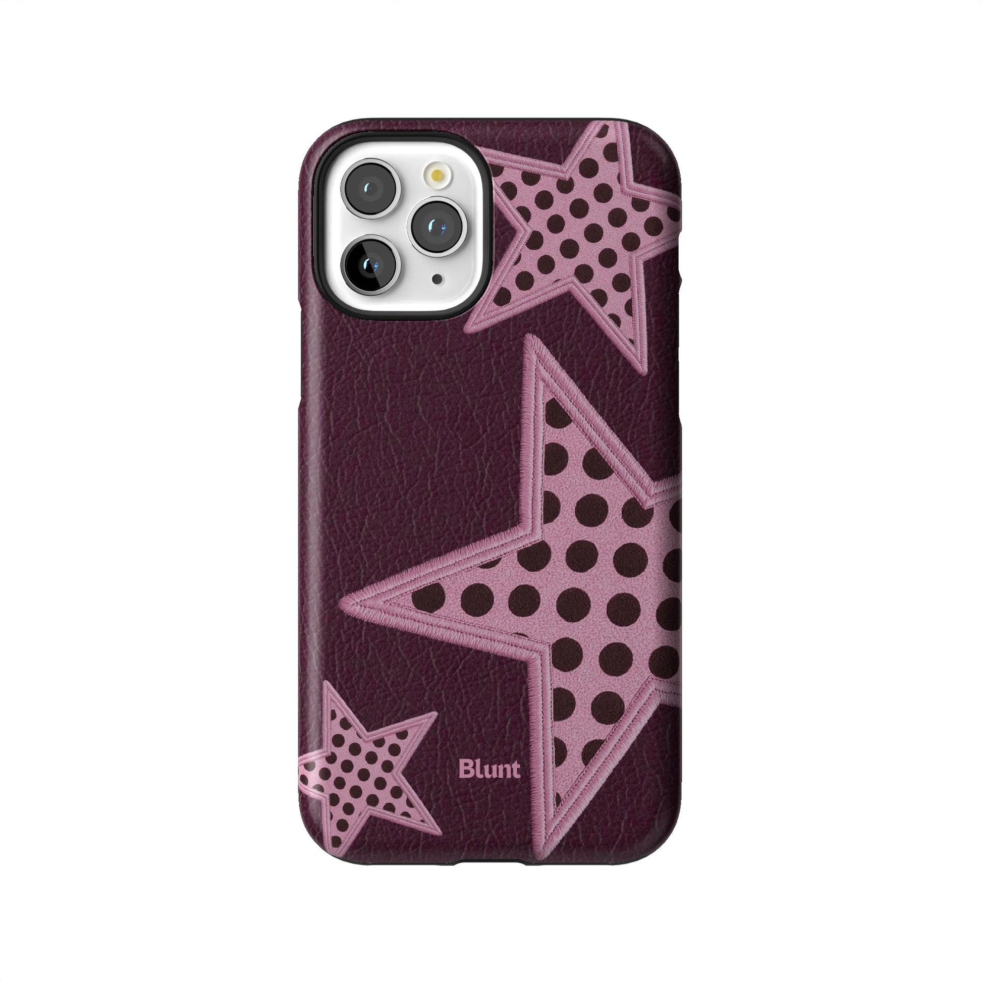 Plum Polka Star iPhone Case gallery - Iphone_11_Pro_1