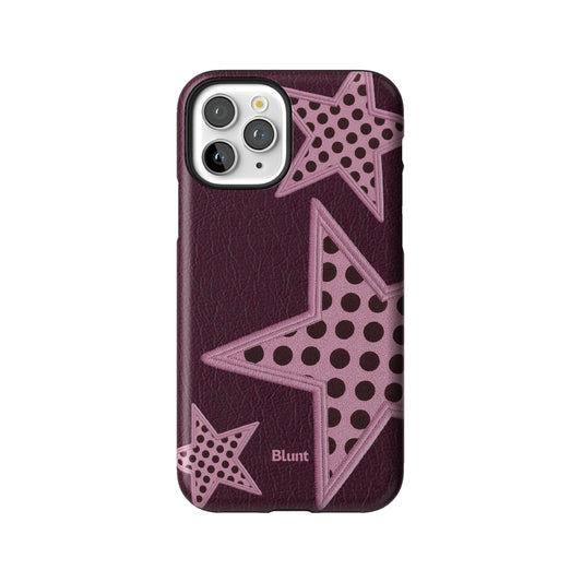 Plum Polka Star iPhone Case gallery - Iphone_11_Pro_1