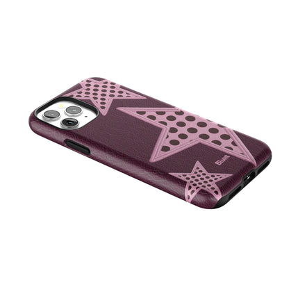 Plum Polka Star iPhone Case gallery - Iphone_11_Pro_2