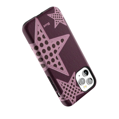 Plum Polka Star iPhone Case gallery - Iphone_11_Pro_5