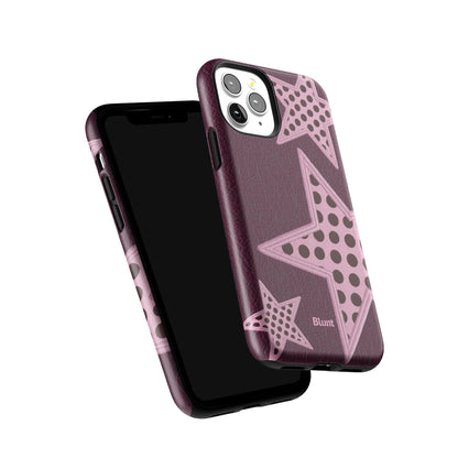 Plum Polka Star iPhone Case gallery - Iphone_11_Pro_6