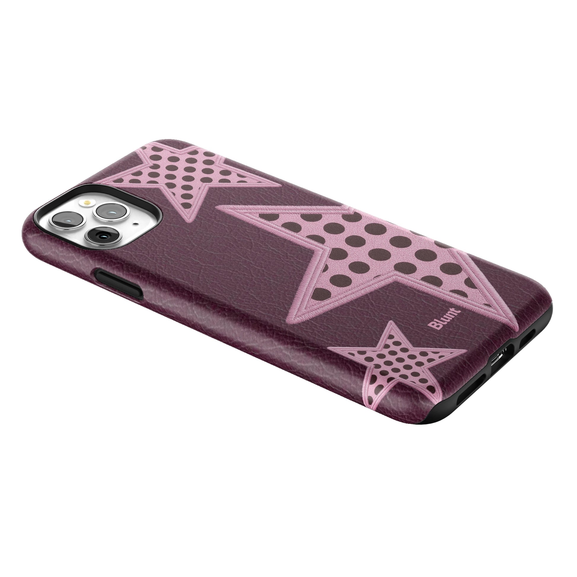 Plum Polka Star iPhone Case gallery - Iphone_11_Pro_Max_2