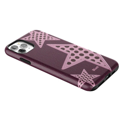 Plum Polka Star iPhone Case gallery - Iphone_11_Pro_Max_2