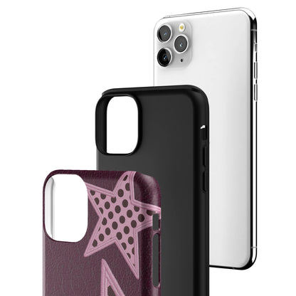 Plum Polka Star iPhone Case gallery - Iphone_11_Pro_Max_3