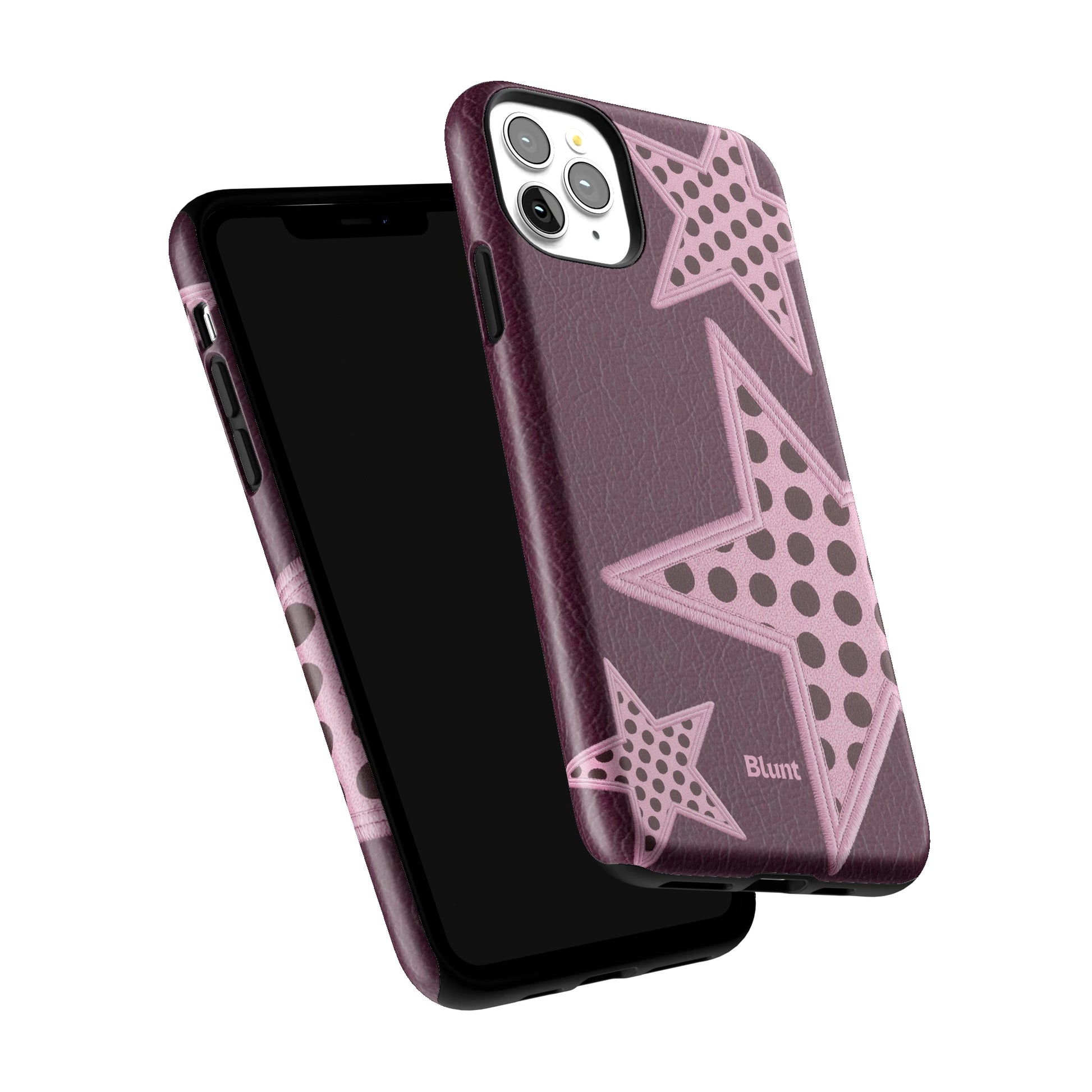 Plum Polka Star iPhone Case gallery - Iphone_11_Pro_Max_6