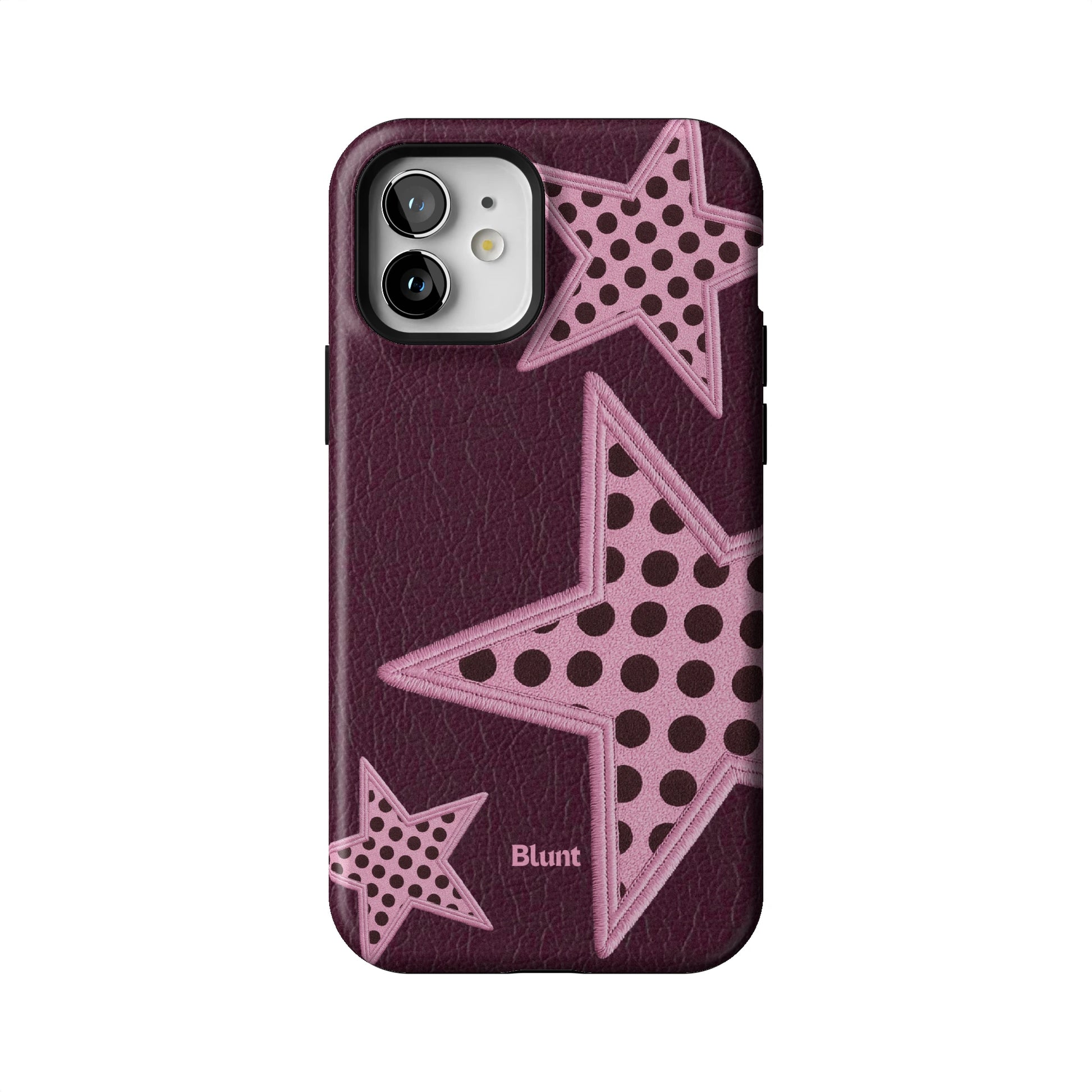 Plum Polka Star iPhone Case gallery - Iphone_12_Iphone_1