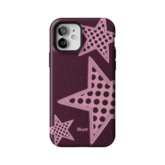 Plum Polka Star iPhone Case gallery - Iphone_12_Iphone_1