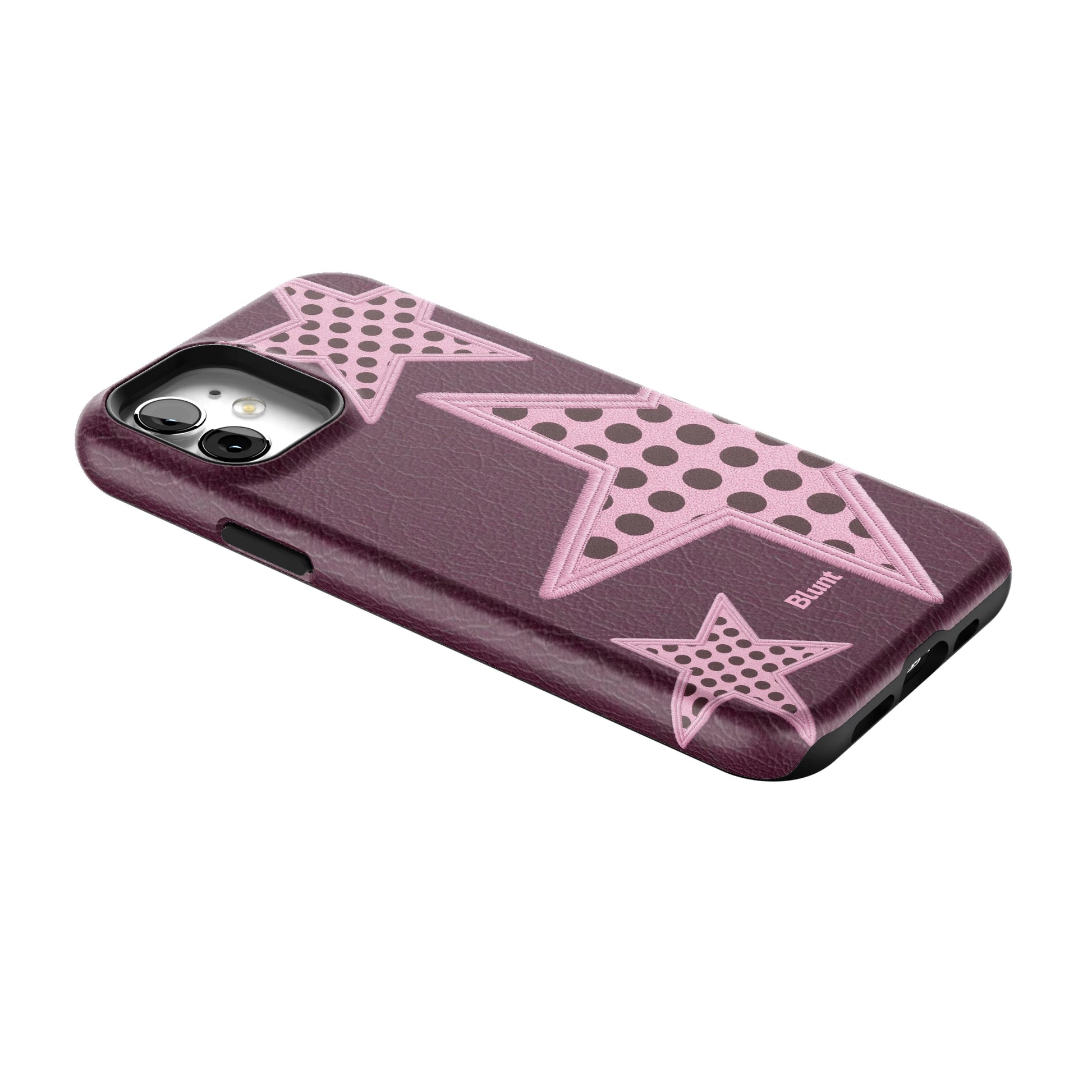 Plum Polka Star iPhone Case gallery - Iphone_12_Iphone_2