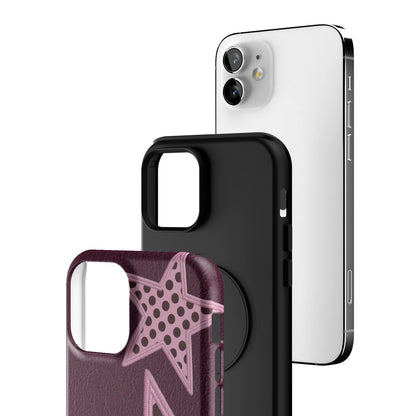 Plum Polka Star iPhone Case gallery - Iphone_12_Iphone_3