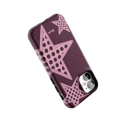 Plum Polka Star iPhone Case gallery - Iphone_12_Mini_Air_Plus_5