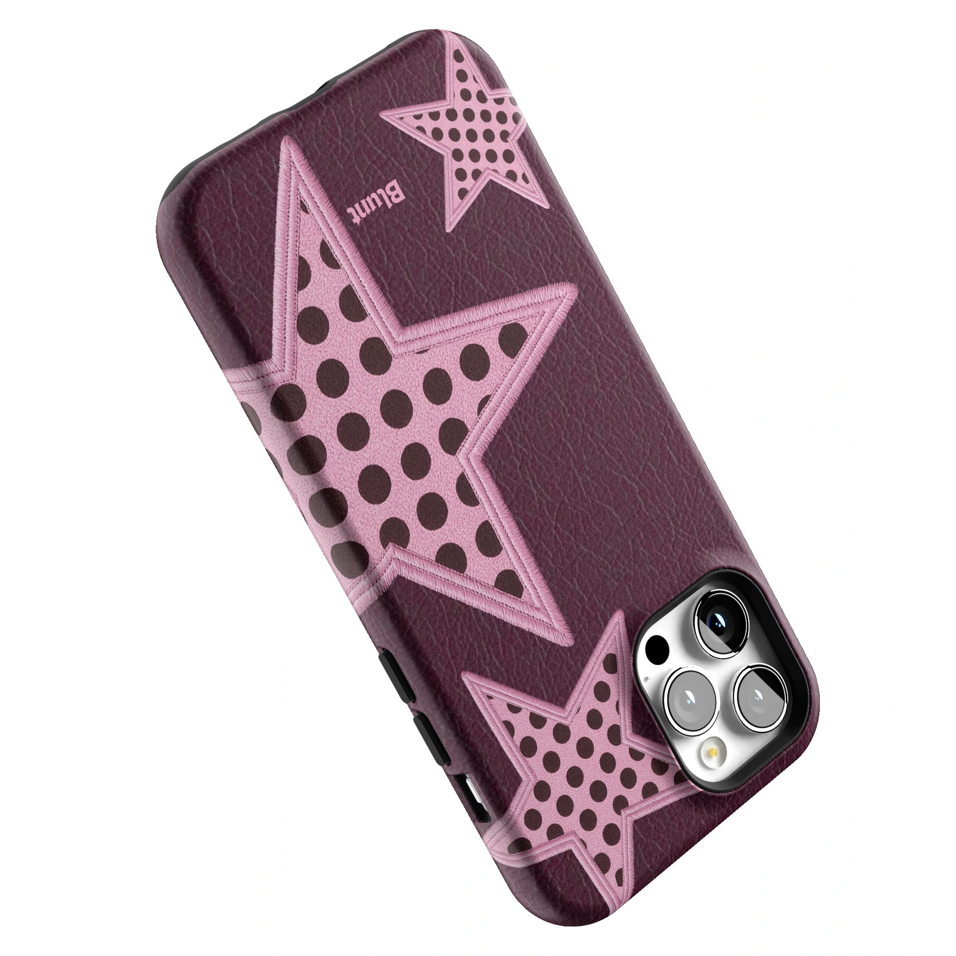 Plum Polka Star iPhone Case gallery - Iphone_12_Pro_Max_5